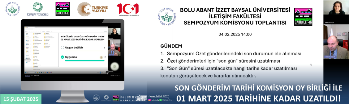 BAİBÜİLEFİG 2025 DE ÖZET GÖNDERİMLERİ SOLUK SOLUĞA DEVAM EDİYOR. DÖRT GÖZLE BEKLENEN KARAR KOMİSYONDAN ÇIKTI!